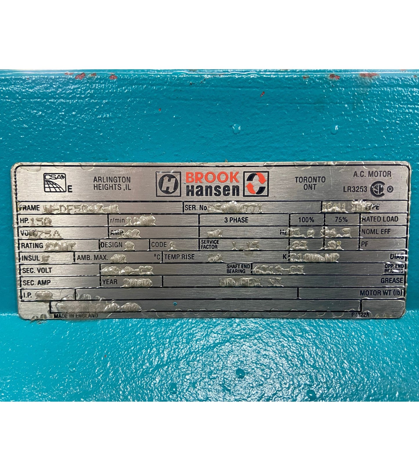 ME150HP575/3TEFC-504Z